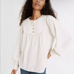 Madewell Quilted Blouse